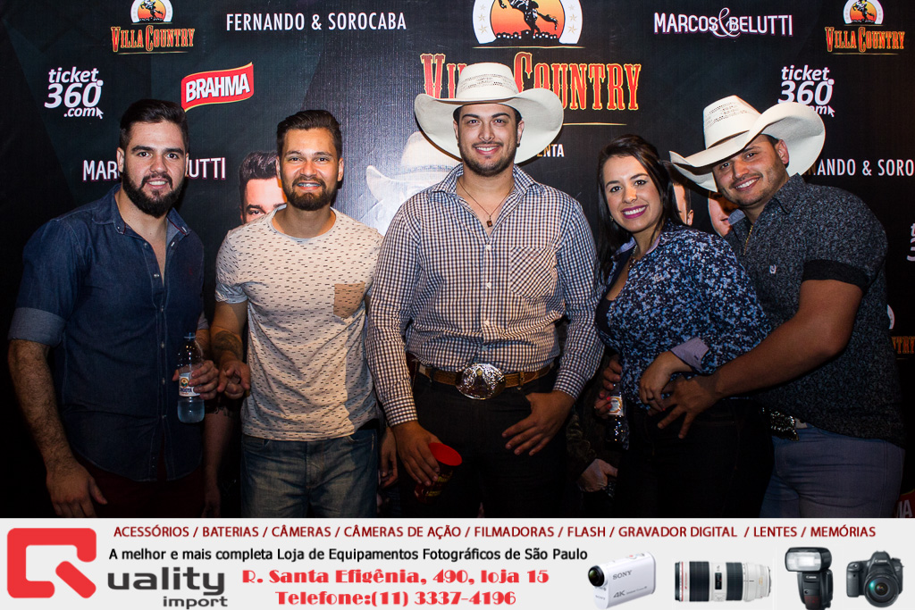 Aniversário e show de Fernando & Sorocaba no Villa Country