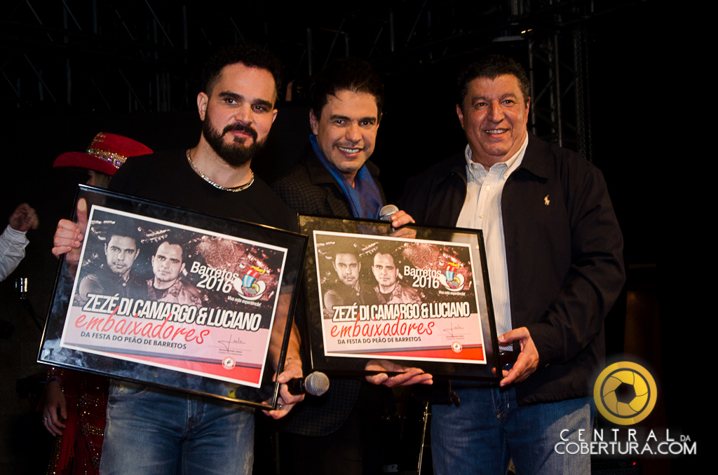Zezé Di Camargo & Luciano, serão embaixadores da festa de Barretos 2016